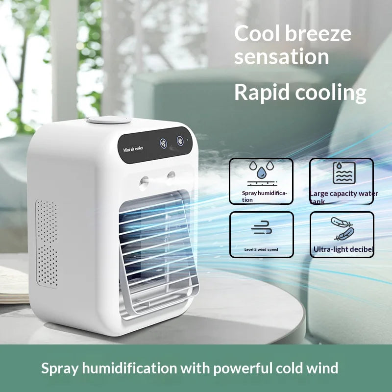 Portable Air Cooler & Humidifier - Stay Cool Anywhere