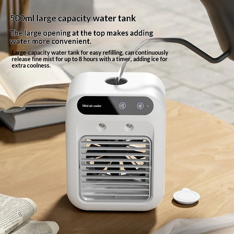 Portable Air Cooler & Humidifier - Stay Cool Anywhere