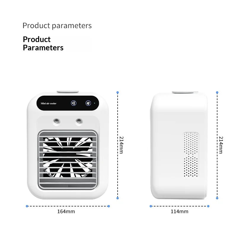 Portable Air Cooler & Humidifier - Stay Cool Anywhere
